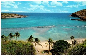 Hanauma Bay Honolulu Hawaii Postcard