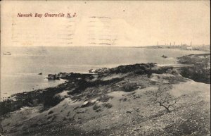 Greenville NJ New Jersey Newark Bay c1910 Postcard