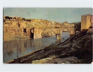 Postcard Saint Martin's Bridge, Toledo, Spain