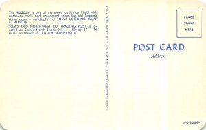 Duluth, MN Minnesota  TOM'S LOGGING CAMP~MUSEUM~TRADING POST  Roadside  Postcard