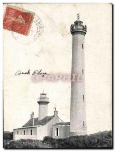 Old Postcard Lighthouse Beach Berck