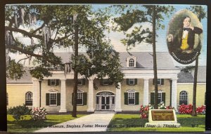 Vintage Postcard 1950 Stephen Foster Museum, Sawannee River, White Springs, FL
