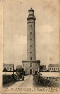 CPA BELLE-ISLE-en-MER - Le Grand Phare de Bangor 46 m de haut visible (431677)