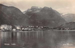 Loen Norway Scenic View Real Photo Antique Postcard J79665