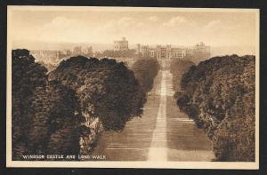 Long Walk @ Windsor Castle England unused c1920's