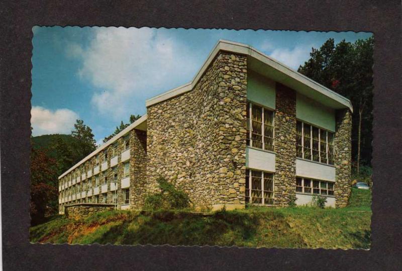 NC Men's Dorm Hall Montreat Anderson College North Carolina Postcard