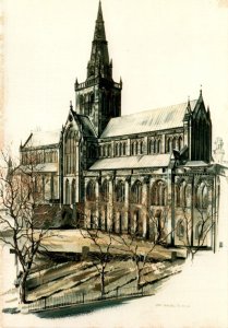 Glasgow Cathedral, Tom Marshall, W. Ralston Ltd., High Kirk of Postcard