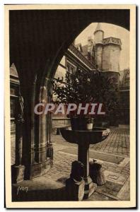 Old Postcard Paris Musee Cluny Court & # 39honneur