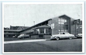 BIRMINGHAM, AL Alabama ~ Roadside RANCH HOUSE MOTEL Cool c1950s Cars Postcard