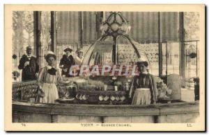 Postcard Old Cures Vichy Source Chomel