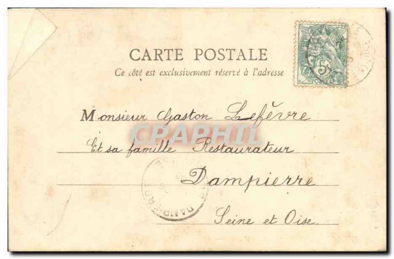 Old Postcard Paris Arc De Triomphe