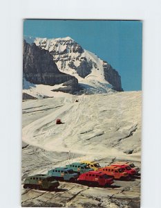 Postcard Snowmobiles, The Ice Taxis, Athabasca Glacier, Canadian Rockies, Canada