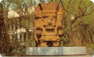 Museo de Antropologia e Historia Tlaloc Mexico City 1966 Vintage Postcard