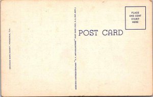 Postcard SCHOOL SCENE Pensacola Florida FL AL0673