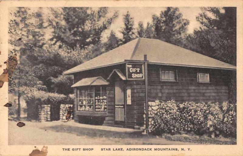 Star Lake New York Gift Shop Exterior Vintage Postcard JE228317