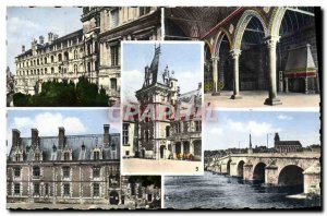 Postcard Old Chateau Blois Facade Louis XII