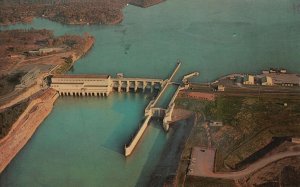 Vintage Postcard Old Hickory Lock & Dam US Army Corp Cumberland River Tennessee