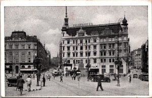 Czech Republic Brno Namesti Svobody Vintage Postcard 09.78