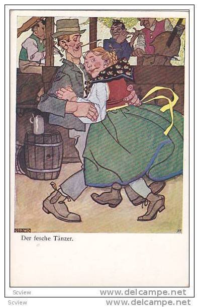 AS; Couple dancing, Der fesche Tanzer, 10-20s