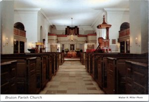 Postcard VA Williamsburg - Bruton Parish Church