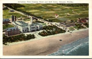 Florida Ormond Aeroplane View Coquina Hotel and Golf Links 1930