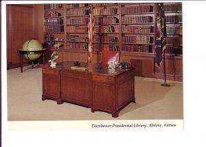 Desk, Eisenhower Presidential Library Interior, Abilene, Kansas, Photo Don Ri...