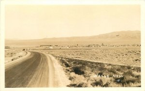 Postcard RPPC Nevada Wells 1940s Highway 23-10099