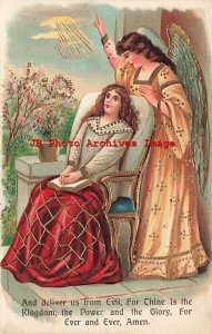 8 Postcard Set, ASB No 264, Lords Prayer, Angels, Children 