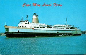 New Jersey Cape May Ferry Lewes Dela