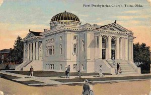 First Presbyterian Church Tulsa Oklahoma 1910c postcard