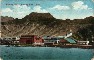 PC STEAMER POINT ADEN LANDING PIER YEMEN (a32185)