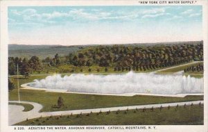 New York Catskill Mountain Aerating The Water Ashokan Reservoir