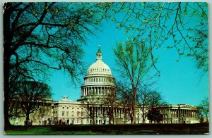 United States Capitol Building Washington DC UNP Unused Chrome Postcard H14
