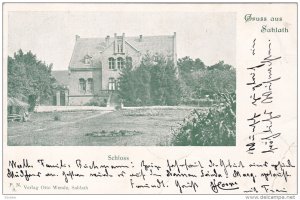 Gruss Aus SABLATH, Germany, PU-1899; Schloss