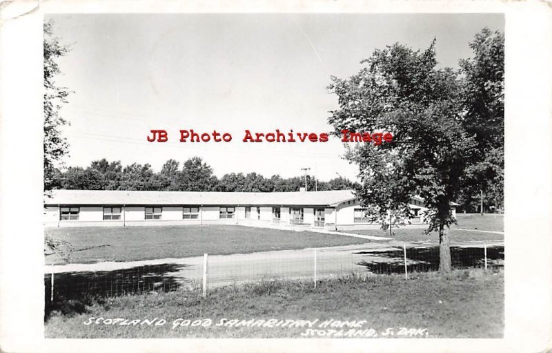 SD, Scotland, South Dakota, RPPC, Scotland Good Samaritan Home, Cook Photo