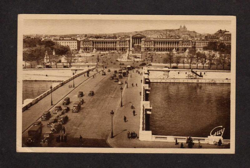 FRANCE Paris et ses Merveilles Place de la Concorde POSTCARD Carte Postale