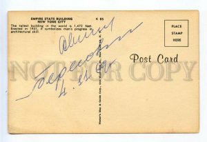 521040 1969 New York Empire State Building space autograph Cosmonaut Beregovoy
