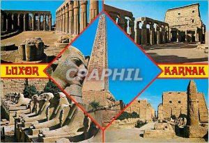 Modern Postcard Karnak Luxor