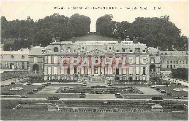 Old Postcard Chateau de Dampierre South Facade