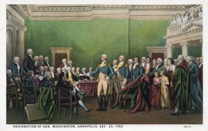 10160 Resignation of Gen. Washington at Annapolis, U.S. Capitol, Washington, DC