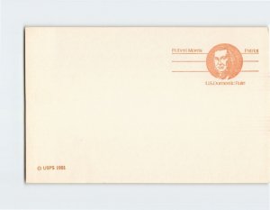 Postcard Robert Morris, Patriot, U.S. Domestic Rate