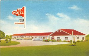 Emporia Kansas 1950s Postcard 50-S Motel