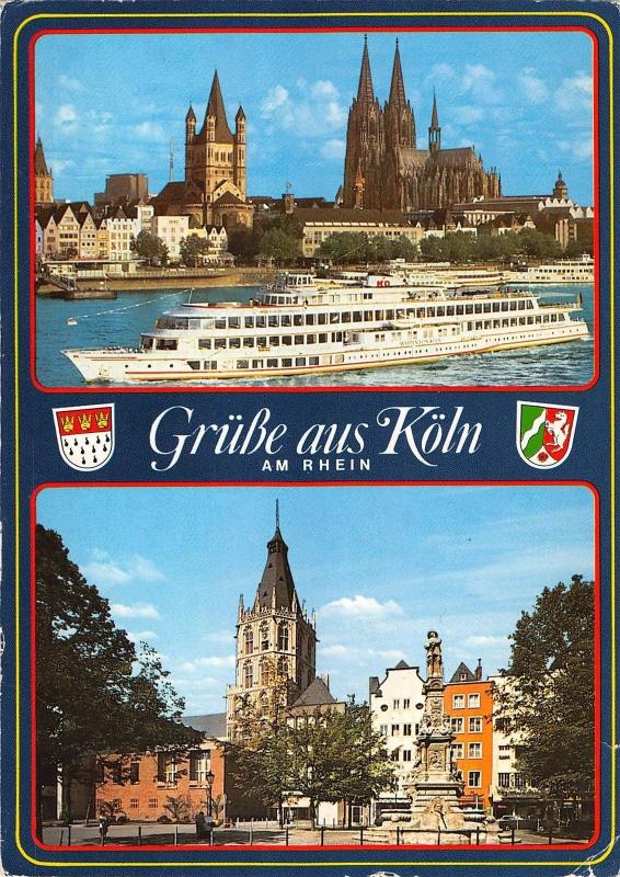 BT12466 koln am rhein ship bateaux