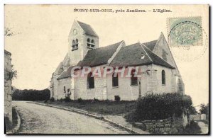 Old Postcard Noisy Asnieres sur Oise near L & # 39Eglise