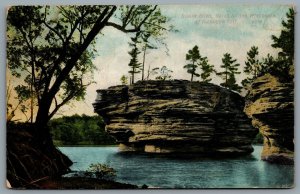 Postcard Wisconsin Dells WI c1910s Sugar Bowl Dells of Wisconsin Kilbourn City