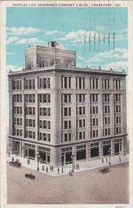 Indiana Frankfort Peoples Life Insurance Building 1935