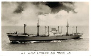 m.s Alcor Rotterdam South America Line RPPC 05.20