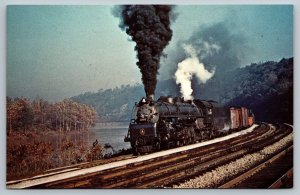 Railroad Locomotive Train Postcard - Baltimore & Ohio #5580