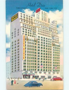 Unused Linen DIXIE HOTEL Manhattan Florida FL Q7062@