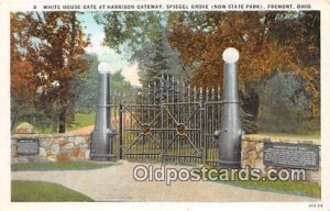 White House Gate, Harrison Gateway, Spiegel Grove Fremont, OH, USA Unused 